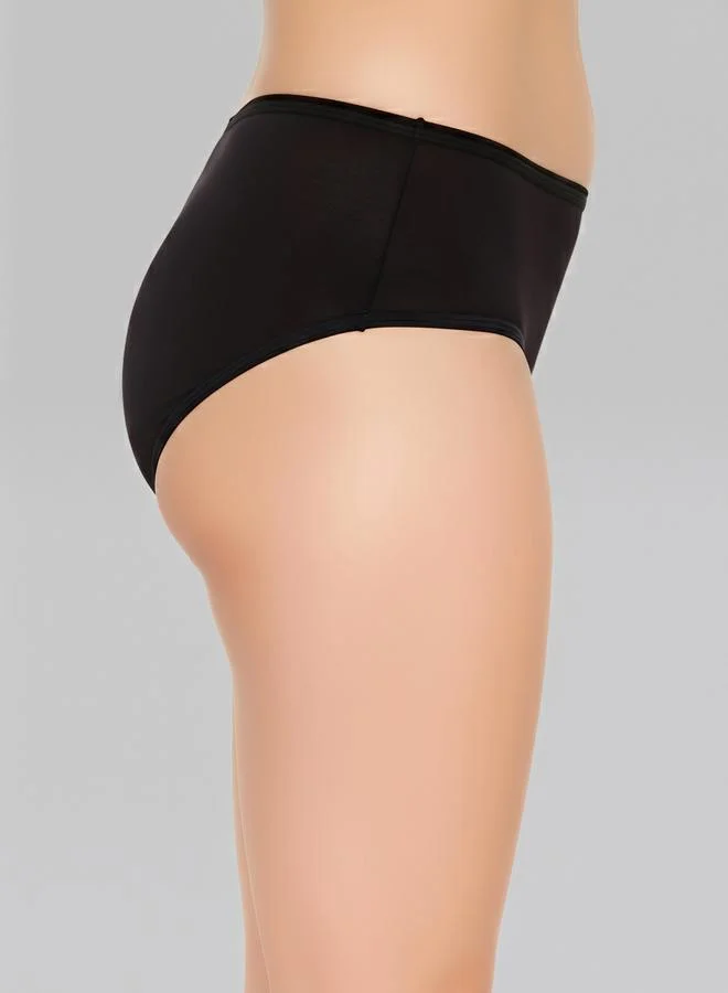 Clovia  Pack of 3-Mid Hipster Bikini with Inner Elastic - Cotton for Women | Best Price UAE